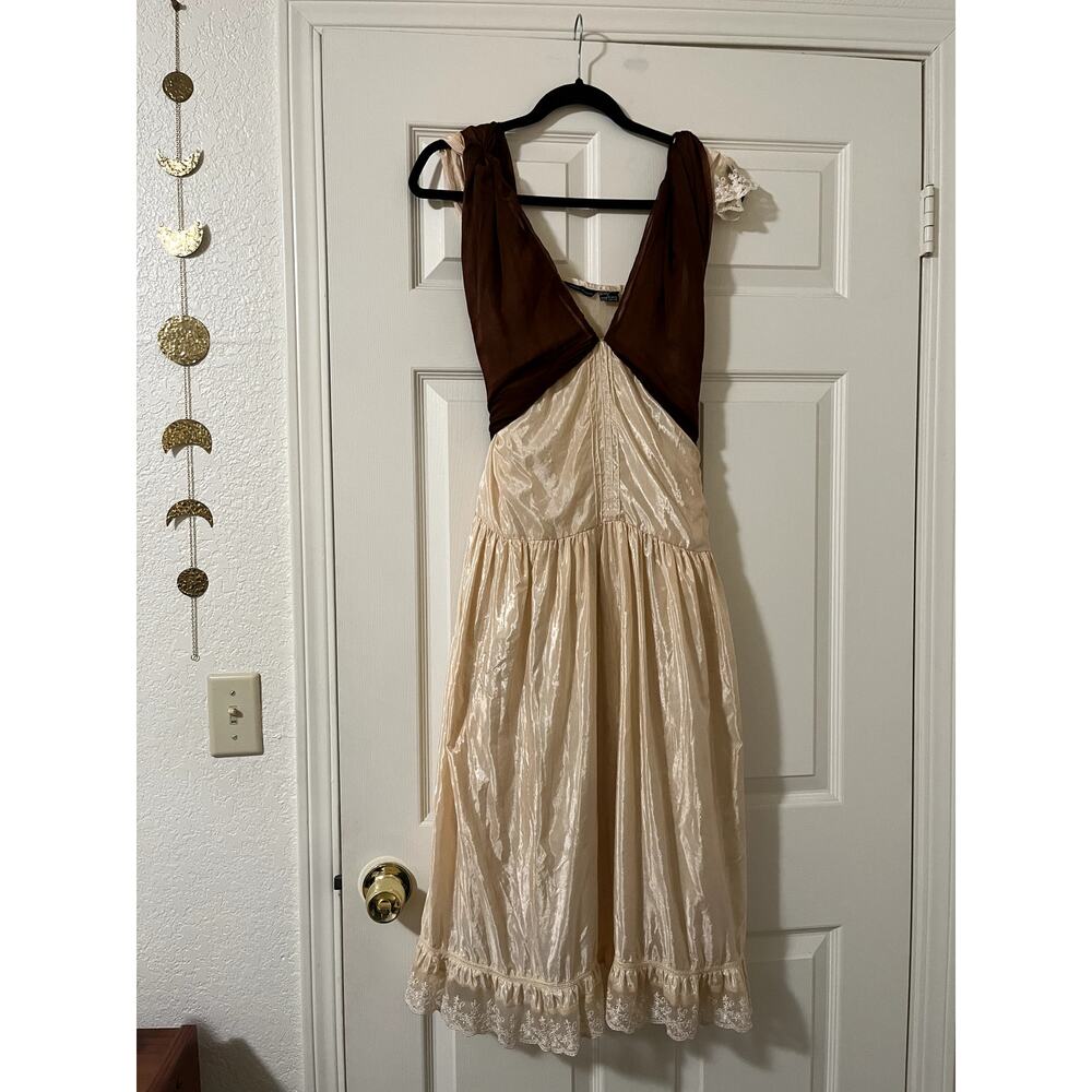 Karma Highway Rare Y2K Vintage Boho Silk Blend Dress size L